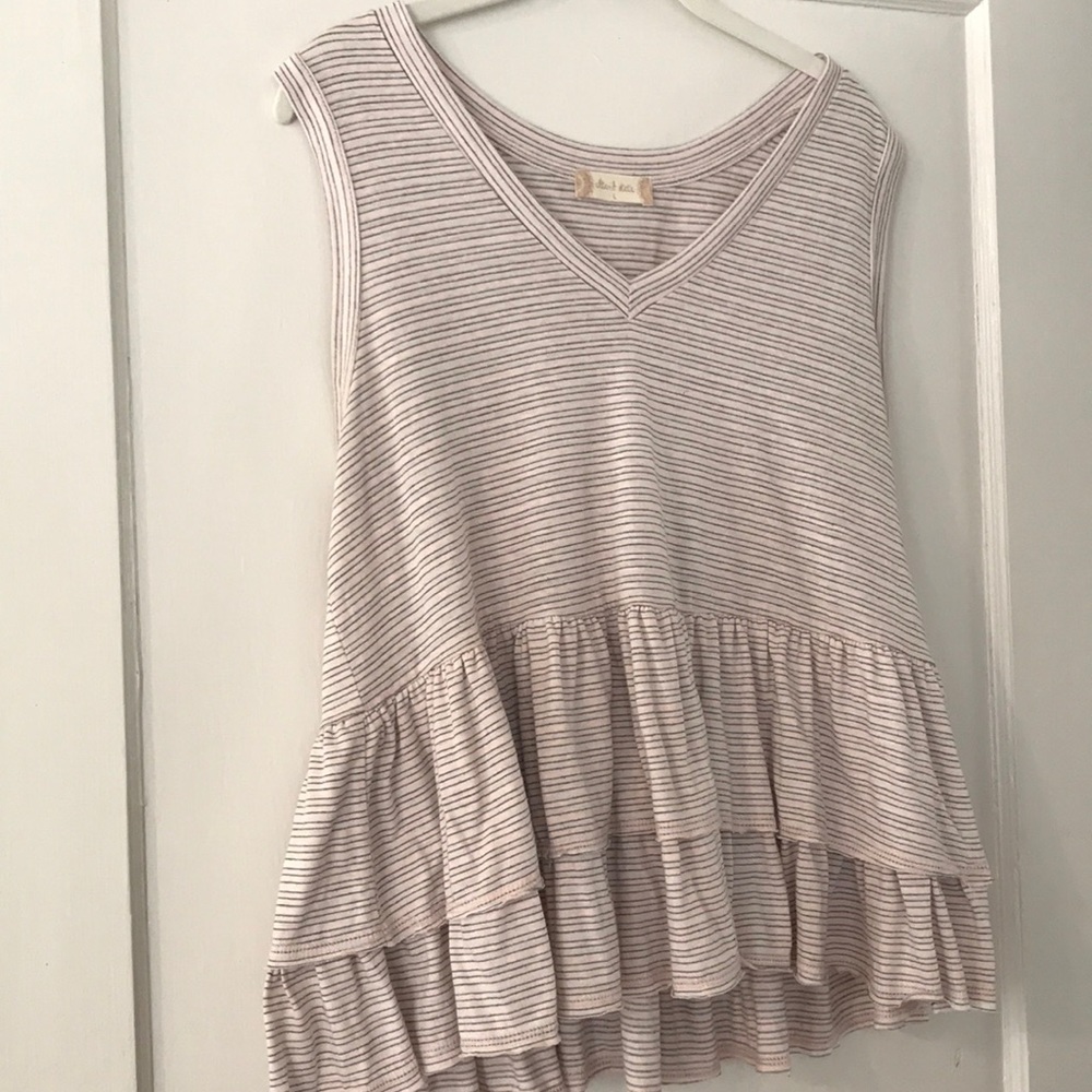 Altar’d State striped tank top with layers